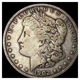 1902 Morgan Silver Dollar NEARLY UNCIRCULATED