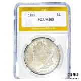 1889 Morgan Silver Dollar PGA MS63
