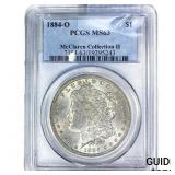 1884-O Morgan Silver Dollar PCGS MS63