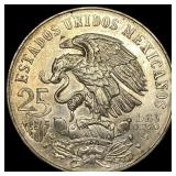 1968 Mexico Silver 25 Pesos UNCIRCULATED
