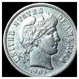 1903-O Silver Barber Dime  CLOSELY UNCIRCULATED