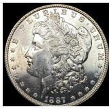 1887 Silver Morgan Dollar UNCIRCULATED