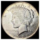 1922 Silver Peace Dollar UNCIRCULATED