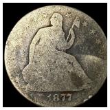 1877 Seated Liberty Half Dollar NICELY CIRCULATED