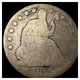 1854-O Silver Seated Liberty Half Dollar NICELY CI