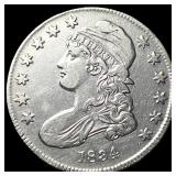 1834 Capped Bust Half Dollar CLOSELY  UNCIRCULATE