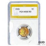 1926 Wheat Cent PGA MS66 RD