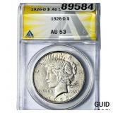 1926-D Silver Peace Dollar ANACS AU53