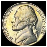 1950 Jefferson Nickel CHOICE PROOF