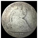 1877 Seated Liberty Half Dollar NICELY CIRCULATED