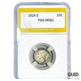1924-S Mercury Silver Dime PGA MS62