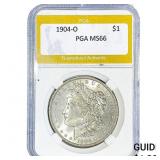 1904-O Morgan Silver Dollar PGA MS66