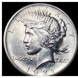 1921 Silver Peace Dollar UNCIRCULATED