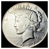 1927-S Silver Peace Dollar CLOSELY UNCIRCULATED