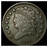 1835 Braided Hair Half Cent ABOUT UNCIRCULATED