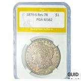 1879-S Rev 78 Morgan Silver Dollar PGA MS62