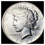 1921 Silver Peace Dollar CLOSELY UNCIRCULATED