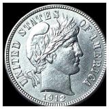 1912 Silver Barber Dime  UNCIRCULATED