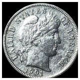1901-S Silver Barber Dime  HIGH GRADE