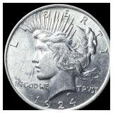 1924 Silver Peace Dollar  UNCIRCULATED