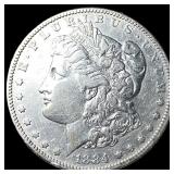 1884-S Silver Morgan Dollar NEARLY UNCIRCULATED