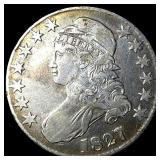 1827 Capped Bust Half Dollar LIGHTLY CIRCULATED