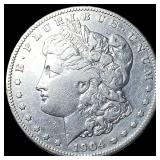 1904-S Silver Morgan Dollar NEARLY UNCIRCULATED