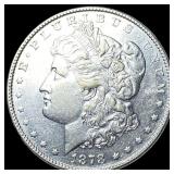 1878 Silver Morgan Dollar CLOSELY UNCIRCULATED