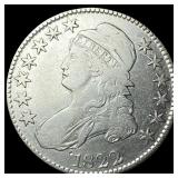 1822 Capped Bust Half Dollar LIGHTLY  CIRCULATED