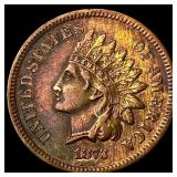 1873 Indian Head Cent NEARLY UNCIRCULATED