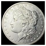 1886 Silver Morgan Dollar NEARLY UNCIRCULATED