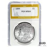 1899 Morgan Silver Dollar PGA MS64