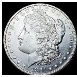1891-S Silver Morgan Dollar CLOSELY UNCIRCULATED