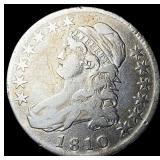 1810 Capped Bust Half Dollar LIGHTLY  CIRCULATED