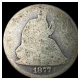 1877 Seated Liberty Half Dollar NICELY CIRCULATED
