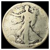 1921 Walking Liberty Half Dollar NICELY CIRCULATED