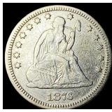 1876 Seated Liberty Quarter NEARLY UNCIRCULATED