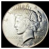 1928 Peace Silver Dollar CHOICE AU