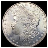 1887 Morgan Silver Dollar UNCIRCULATED