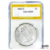 1904-O Morgan Silver Dollar PGA MS64