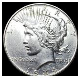 1934-D Silver Peace Dollar CLOSELY  UNCIRCULATED