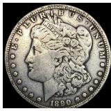 1890-CC Silver Morgan Dollar LIGHTLY CIRCULATED