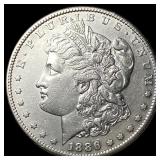 1886-S Silver Morgan Dollar CLOSELY  UNCIRCULATED