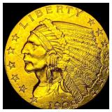 1909 Indian Head Gold $2.50 Quarter Eagle CLOSELY