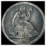 1847 Seated Liberty Dime LIGHTLY CIRCULATED
