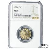 1904 Liberty Victory Nickel NGC MS64