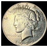 1927-D Silver Peace Dollar CLOSELY UNCIRCULATED