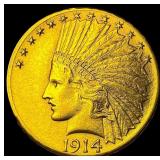 1914-D Gold $10 Indian Head Eagle UNCIRCULATED
