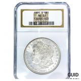 1881-S Morgan Silver Dollar NGC MS63