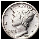 1926-S Silver Mercury Dime NEARLY  UNCIRCULATED